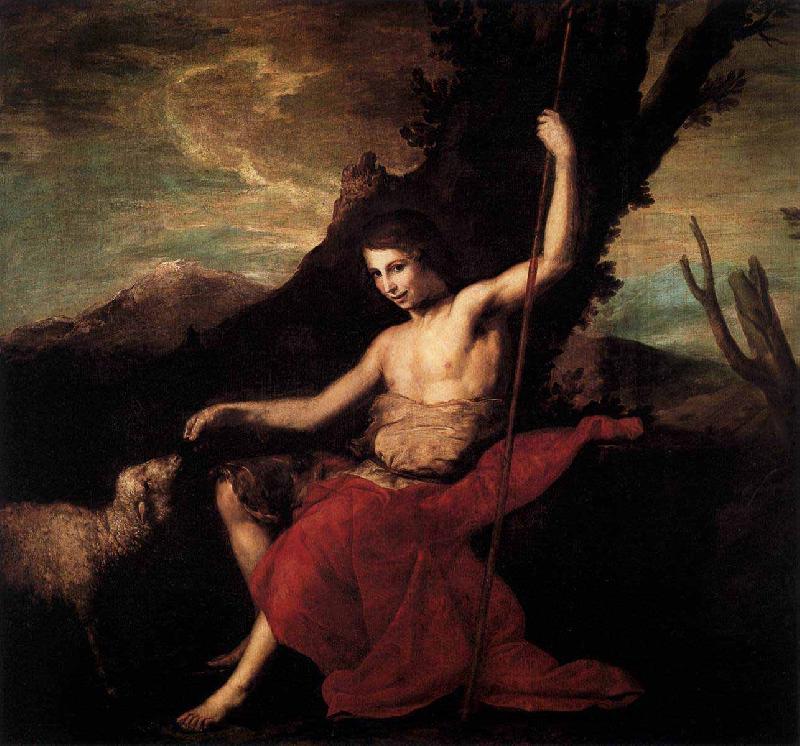 Jose de Ribera St John the Baptist in the Desert oil painting image